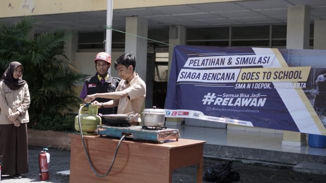 ARI Gelar Pelatihan dan Simulasi Siaga Bencana untuk Pelajar Sleman